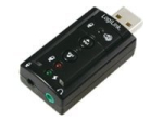 Logilink USB Audio adapter, 7.1 sound effect