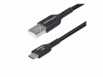 StarTech.com 6in (15cm) USB-A į USB-C įkrovimo kabelis, 15cm juodas