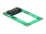 DeLOCK MiniPCIe Converter mSATA full size to 1 x SATA 7 pin female Storage controller