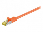 goobay CAT 7 SFTP, PiMF 25cm jungties kabelis oranžinis