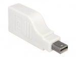 Delock DisplayPort adapteris baltas
