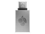 CHERRY USB adapteris sidabrinis