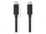 Nedis USB 3.2 Gen 2 USB Type-C kabelis 1m juodas