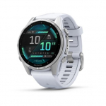 Garmin Fenix 8 3,3 cm (1,3") AMOLED 43 mm Skaitmeninis 416 x 416 pikselių jutiklinis ekranas Sidabrinė Wi-Fi GPS (palydovinė)