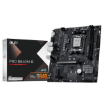 MSI PRO B840M-B Procesoriaus &scaron;eima AMD Procesoriaus lizdas AM5 DDR5 Palaikomos kietojo disko sąsajos SATA, M.2 SATA jungčių skaičius 4