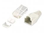 LogiLink CAT 6 ekranuotas tinklo jungtis &Scaron;viesiai pilka RAL 7035