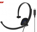 Koss ausinės CS195 USB Kabelinės ant ausų su mikrofonu Juodos