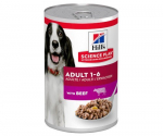 HILL'S Science Plan Canine Adult Beef - &Scaron;unų maistas &scaron;viežias - 370 g