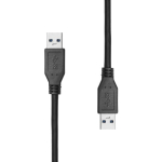 USB 3.2 Gen1 Kabelis A iki A M/M Juodas 1M