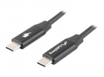 Lanberg USB Type-C kabelis 1m juodas
