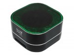 Manhattan Sound Science Metallic LED garsiakalbis juodas