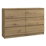 Topeshop M6 120 ARTISAN stalčių spinta