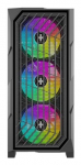 Dėžutė XILENCE ATX/micro ATX/Mini-ITX Juodas Midi Tower PC XILENT BREEZE II X812.ARGB