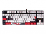 Lexip mechaninė RGB laidinė vokiečių kalbos klaviatūra
