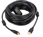 Aktyvus USB 2.0 A-B kabelis, 15m su integruotu
