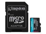 Kingston Canvas Go! Plus 256GB microSDXC UHS-I atminties kortelė, 200MB/s