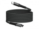 Verbatim juodas USB-C sinchronizavimo ir įkrovimo kabelis 1.2m