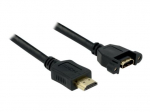 Delock HDMI kabelis su Ethernet 1 m juodas