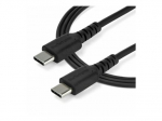 StarTech.com 1m USB C įkrovimo kabelis, patvarus greitas įkrovimas ir sinchronizavimas USB 2.0 Type C į USB C ne&scaron;iojamo kompiuterio įkroviklio laid...