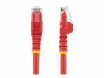 StarTech.com 1.5m CAT6 kabelis - raudonas CAT 6 laidas be užsikibimo - 100W RJ45 UTP 650MHz 6 kategorijos tinklo trumpasis kabelis UL/TIA (N6PATC15...