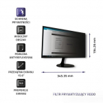 Qoltec 51052 privatumo filtras 15,6" 16:9