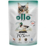OLLO Cat Nr. 2 Ančių vienos sudėties &scaron;lapias maistas katėms - 85g