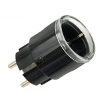 Shelly Plug S MTR Gen3 i&scaron;manusis lizdas (juodas)