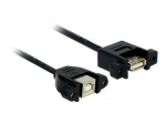 Delock USB adapterio kabelis 25 cm juodas