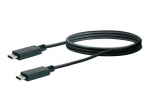 Schwaiger Power4You Profesionalus USB 2.0/USB 3.0/USB 3.1 Type-C Kabelis 1m Juodas