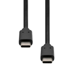 USB-C 3.2 Kabelis 2x2 Juodas 0.5M