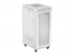 LANBERG laisvai stovantis spintelės rėmas 19/27U 600x800 tinklelio durys LCD plok&scaron;čias paketas pilkas