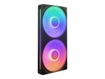 NZXT F serijos F240 RGB Core viengubo rėmo ventiliatoriaus modulis, 1 vnt., juodas, 120 mm