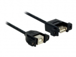 Delock USB kabelis 1 m juodas