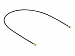 DeLOCK 20cm juodas koaksialinis antenos kabelis