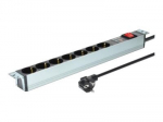 DIGITUS DN-95407 7-Outlet Socket Box 16A Gray 2m