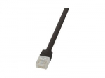 LogiLink SlimLine CAT 6 neekranuota sukaupta pora (UTP) 2m jungtis kabelis juodas
