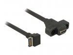 Delock USB vidaus į i&scaron;orę laidas 45cm Juodas