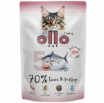 Ollo Cat Nr. 5 Tunų ir skumarių &scaron;lapias maistas katėms - 85g