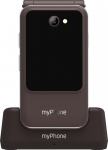 myPhone Harmony LTE Praline kolekcija Ruda 2.8+1.44 " IPS 48 MB 128 MB Vienas SIM MicroSD Bluetooth 5.1 Pagrindinės kameros rai&scaron;ka 2 MP 1300 mAh