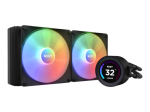 NZXT Kraken Elite 280 RGB vandens au&scaron;intuvas 1-vnt. juodas 140 mm