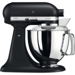 KitchenAid Artisan 4.8L 300W Black Stand Mixer