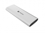 NATEC RHINO M.2 NVME LITE i&scaron;orinis SSD dėklas USB-C 3.2 GEN 2 ARCTIC SILVER