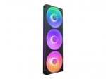 NZXT F serijos F360 RGB Core viengubo rėmo ventiliatoriaus modulis, juodas, 120 mm