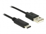 Delock USB kabelis 50cm Juodas