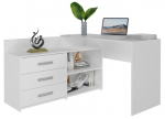 Topeshop DANY BIEL KPL kompiuterinis stalas Baltas