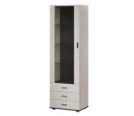 Cama S1 SOHO vitrina 60x41x192 ka&scaron;myra + juoda