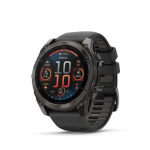 Garmin Fenix 8 3,56 cm (1,4") AMOLED 51 mm skaitmeninis 454 x 454 pikselių jutiklinis ekranas titanas Wi-Fi GPS