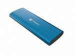 NATEC RHINO M.2 NVME LITE i&scaron;orinis SSD dėklas USB-C 3.2 GEN 2 HORIZON BLUE