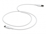 mophie essentials USB Type-C kabelis 1m Balta