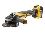 DeWALT XR DCG405P2 18V kampinis &scaron;lifuoklis su 2 baterijomis, 1000W
